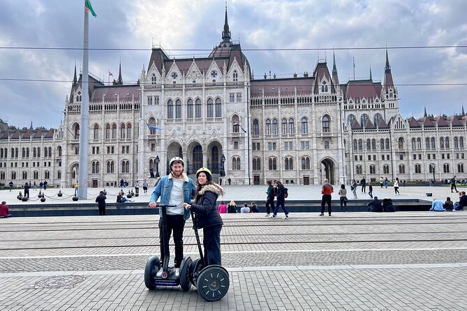 1 Hour Budapest Segway Tour - Parliament Hightails - Learning the Segway at Haris köz 2
