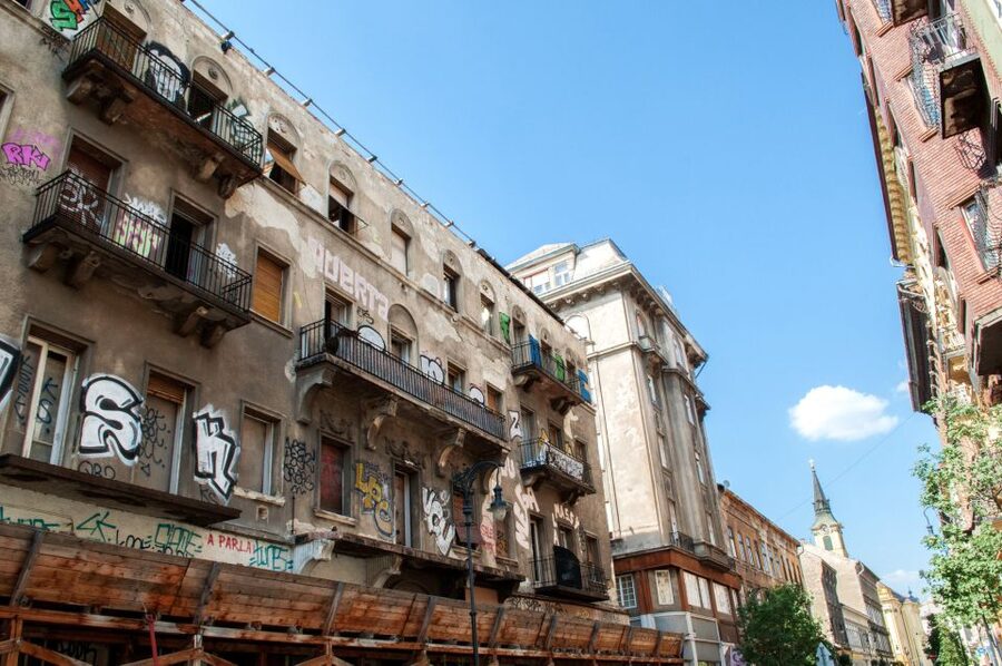 Alternative Budapest Walking Tour - Starting near the pale yellow Lutheran Church