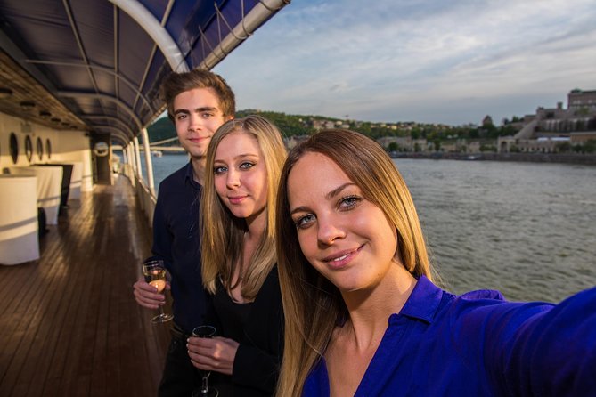 Booze Cruise Budapest Sightseeing Danube Cruise - Margaret Bridge and the three-way connection