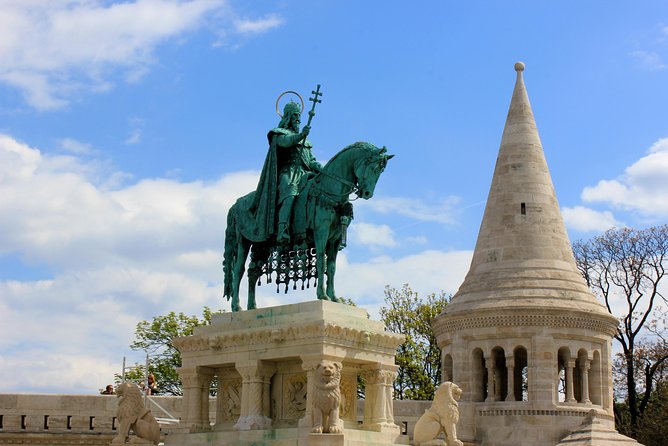 Buda Castle District Walk with Entry to Matthias Church - The funicular, palace terraces, and royal courtyards