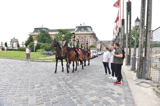 Buda Castle Walking Tour with Matthias church entry, Cake&Coffee - Walking through Buda Castle Hill