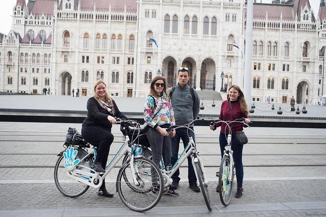 Budapest Bike Ride - Starting at Fővám tér and crossing Liberty Bridge
