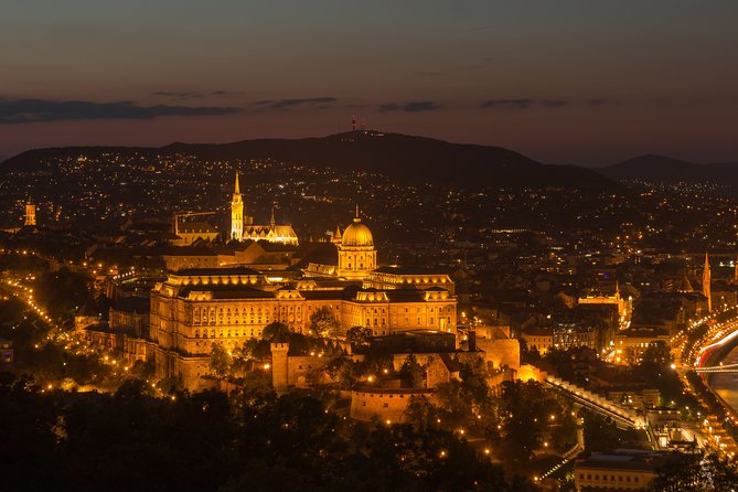 Budapest by night - private driving tour - Citadella: Budapest from its highest central viewpoint