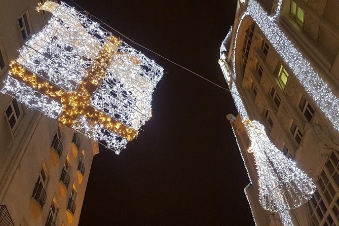 Budapest Christmas Market Tour with Basilica visit & Chimney cake - Walking the Danube promenade under the city lights