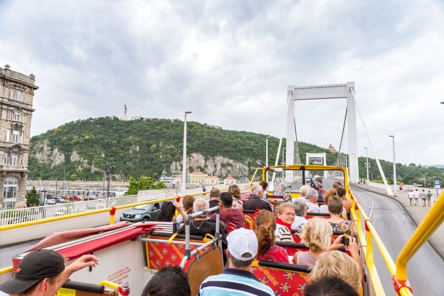 Budapest: City Sightseeing Hop-On Hop-Off Bus Tour & Extras - The red route, stop by stop
