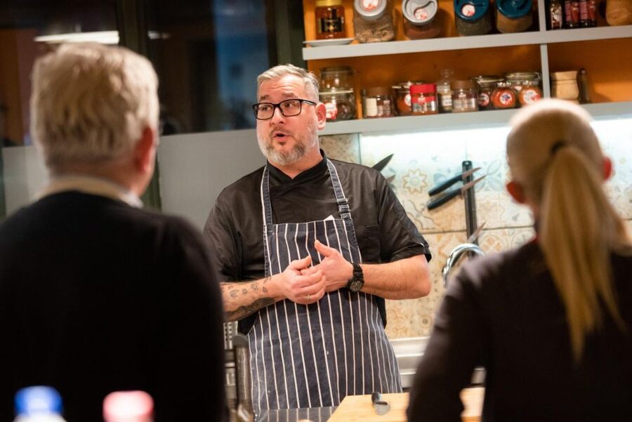 Budapest: Cooking School – Hungarian Menu & Local Market - Sitting Down to the Three-Course Lunch