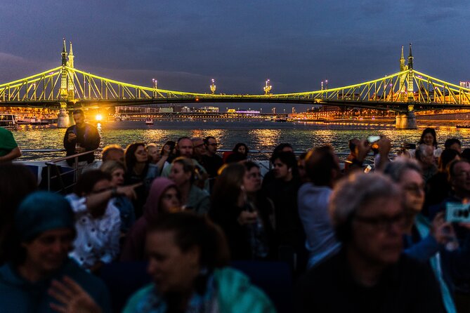 Budapest Danube River Sightseeing Night Cruise with Drink - The first views: Buda Castle and the royal hill