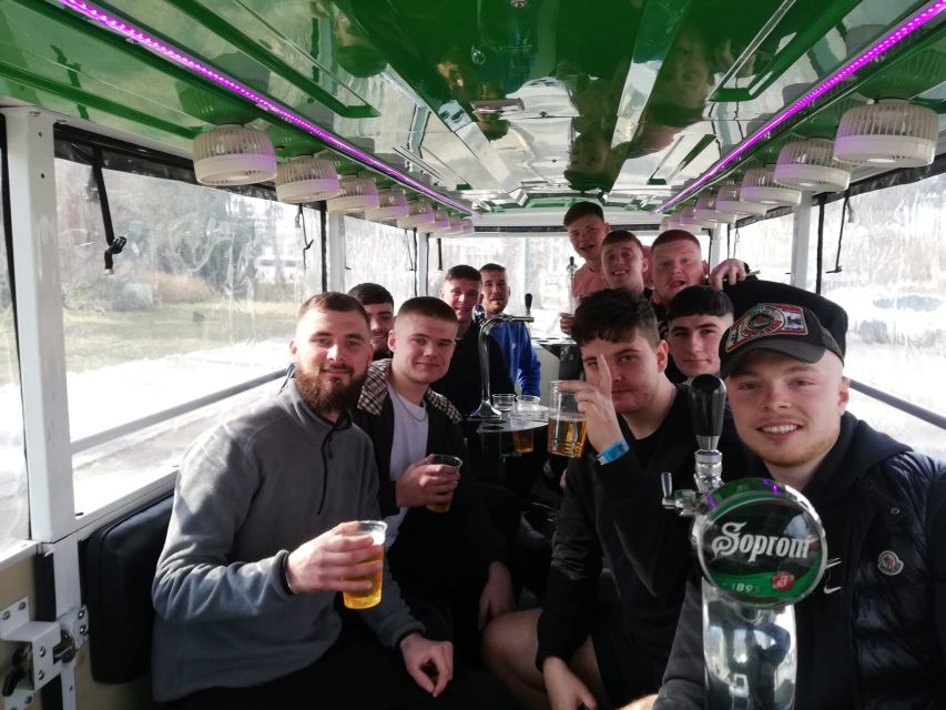 Budapest: eBeerBus Sightseeing Tour - Returning north toward City Park