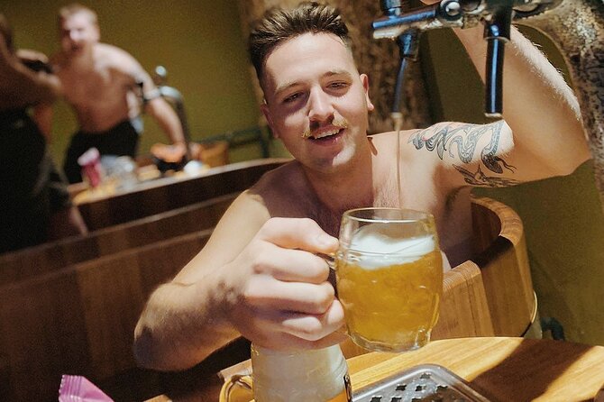 Budapest Exclusive Thermal Spa LUKACS LUXURIOUS PRIVATE BEER BATH - Unlimited Czech Beer Beside the Tub