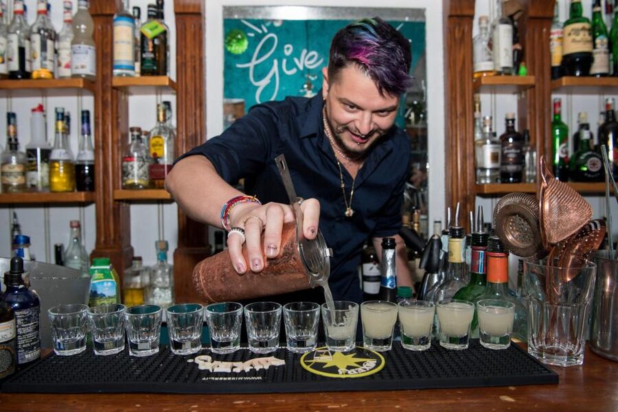 Budapest: Guided Bar Crawl Walking Tour - Füge Udvar, where the official tour keeps going