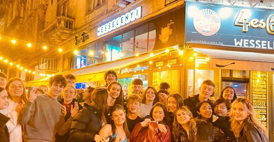 Budapest: Guided Bar Crawl with 1 Hour Open Bar and Shots - One hour of open drinks at the first bar