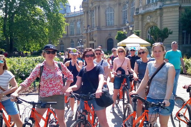Budapest Historic Downtown Bicycle Tour in small groups - Heroes’ Square puts Hungary’s past on a grand stage