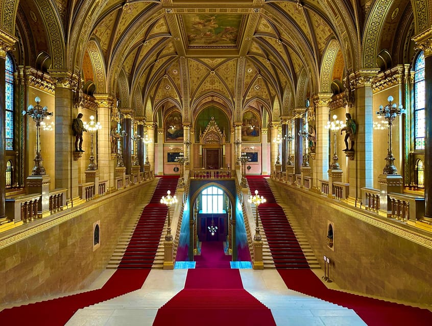 Budapest: Parliament Building Entry Ticket and Audio Guide - The Main Staircase delivers the first big surprise