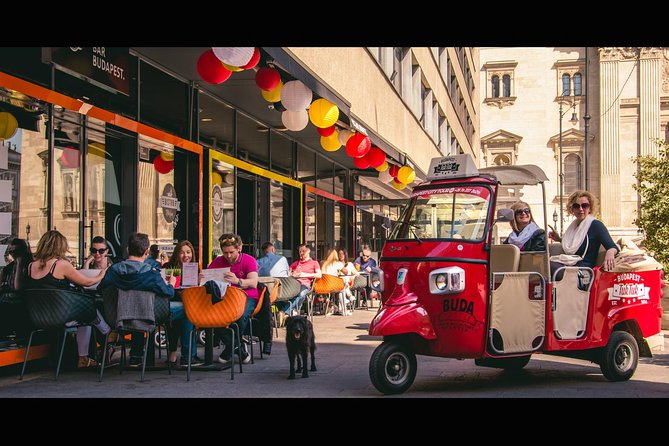Budapest Private Tuk Tuk Tour with Wine Tasting and Cheese Platter - From Vermező to Buda Castle