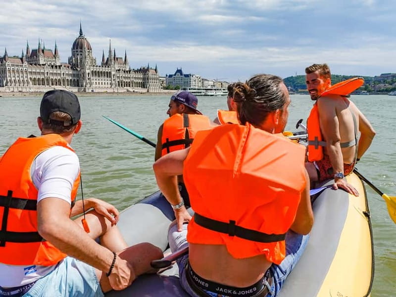 Budapest Rafting - Sunset Cruise - Arriving at Dürer Kert