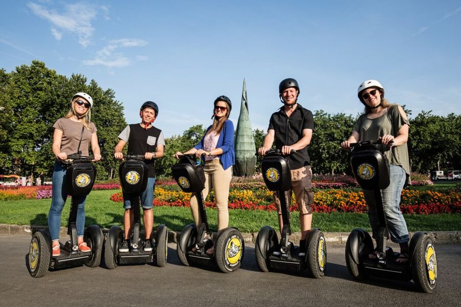 Budapest: Segway Sightseeing Tour - Learning the Segway in the starting square