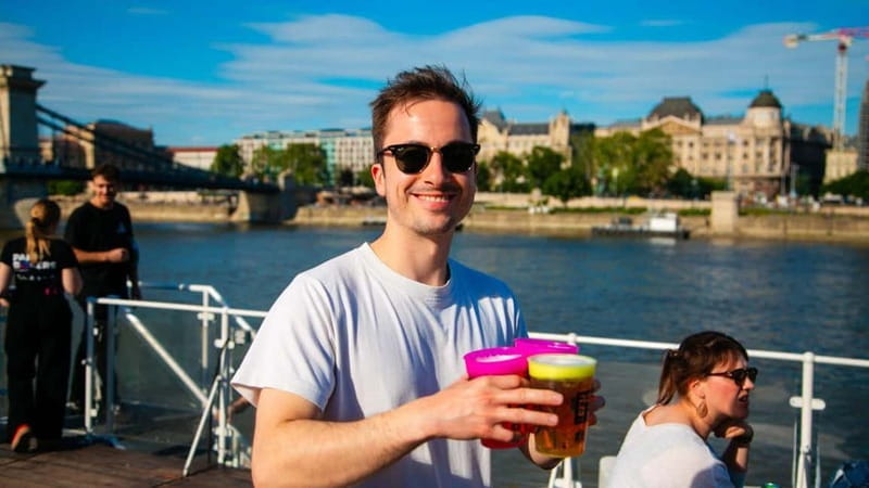 Budapest: Sip & Sail Danube Cruise with Unlimited Beer - Parliament and the northern river views