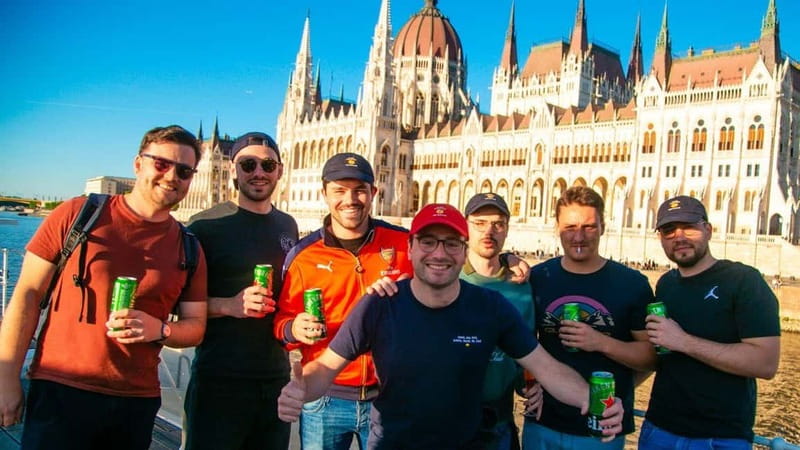 Budapest: Sip & Sail Danube Cruise with Unlimited Beer - Drinks, seating, and the social mood