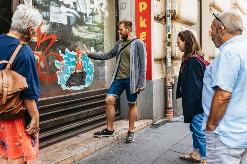 Budapest: Street Art and Underground Movements Walking Tour - Meeting at the sticker-covered Telep-Art Galéria