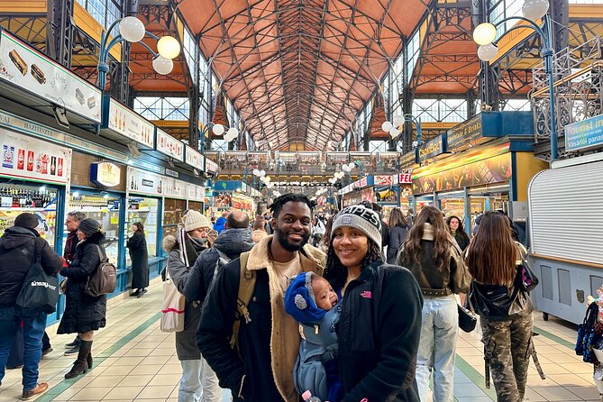 Budapest Urban Feast - Food Tour with Wine Tasting & Coffee House - Spending an hour inside Central Market Hall