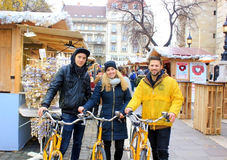 Budapest ❤️Winter Bike Tour with Coffee Stop❤️ - St. Stephen’s Basilica and the central squares