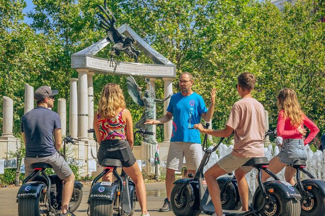E-Scooter Half-Day Private Tour in Budapest with Food Tastings - Heroes’ Square and Budapest’s modern architecture