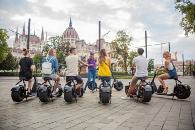 Guided Tours in Budapest on E-Scooter with various routes