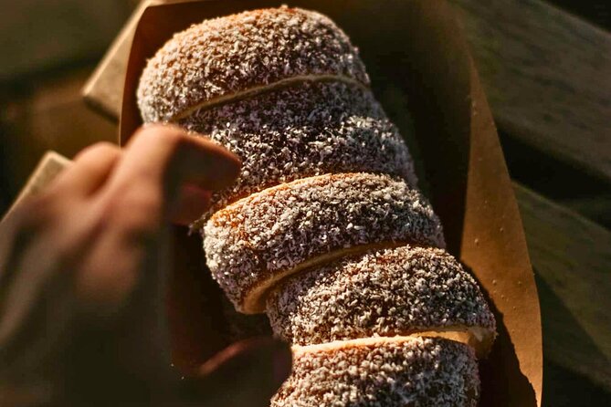 Kürtőskalács: Chimney Cake Workshop in City Park Budapest - Eating the cakes in City Park