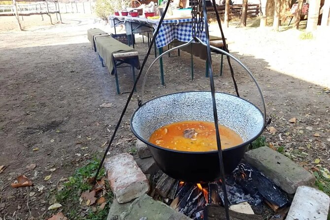 Private Horse Riding near Budapest with transport - The Hungarian Meal After Riding