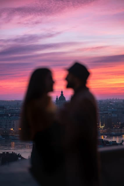 Private photography photo session at Fisherman Bastion - The extra value of drone photography
