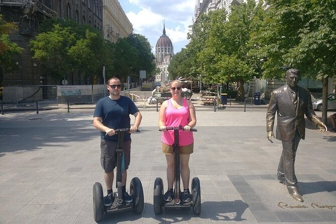 Segway guided Tour in Downtown Budapest - Park monuments, the National Bank, and two eras of history
