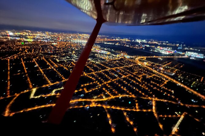 Sightseeing flight over Budapest - Budapest from above, with the Danube at the center