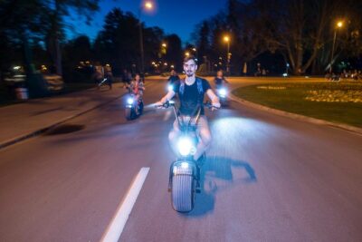 Small-Group Night Tour in Budapest on MonsteRoller e-Scooters