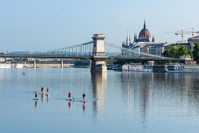 Sunrise SUP to the heart of Budapest - From Római part to the city center