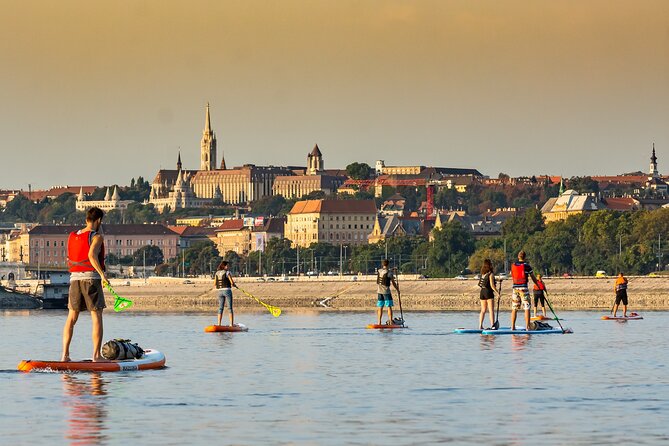 SUP Budapest: Sunset tour - Margaret Island and the quieter middle stretch